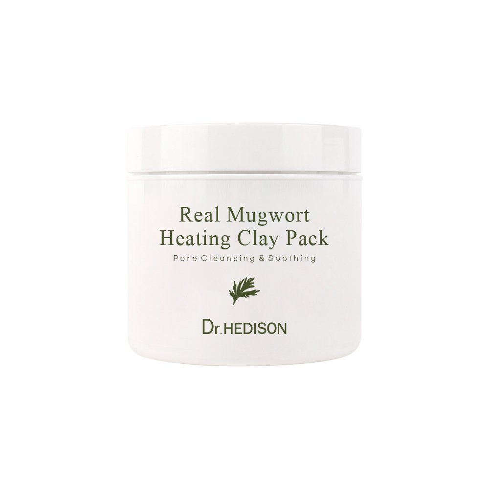 Real Mugwort Heating Clay Pack (Mặt nạ đất sét ngải cứu) 265g – Mặt nạ đất sét ngải cứu làm nóng, thải độc da dầu mụn | Dr.Hedison