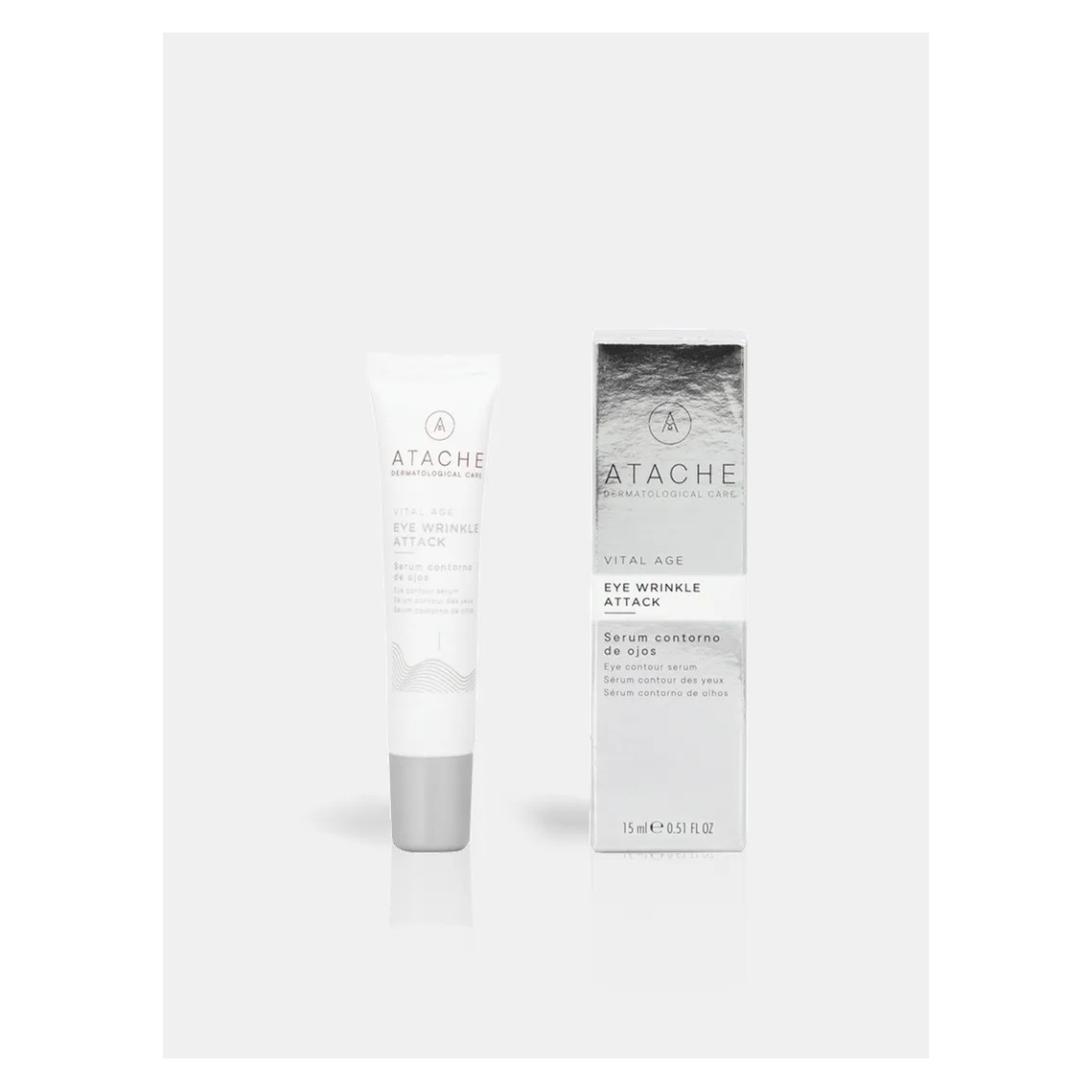 Atache Eye Wrinkle Attack 15ml – gợi ý dùng kèm Ampoule chống lão hóa Antiage V-B3 Biphasic Ampoules ATACHE