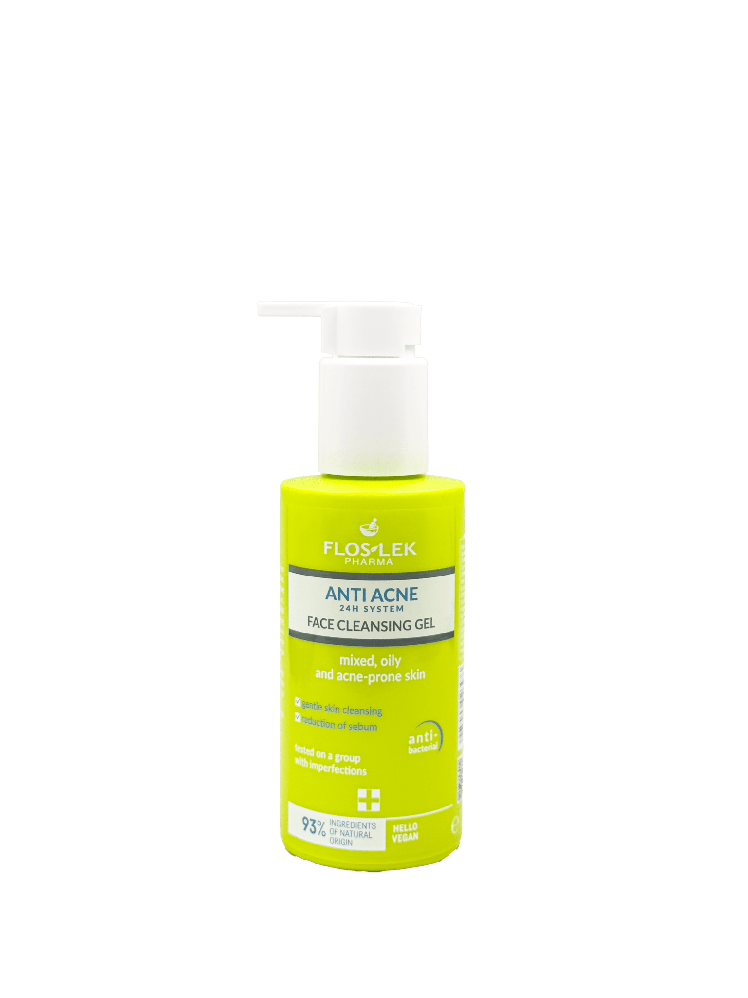 Gel rửa mặt Anti Acne 24H Face Cleansing Gel 125ml FLOSLEK