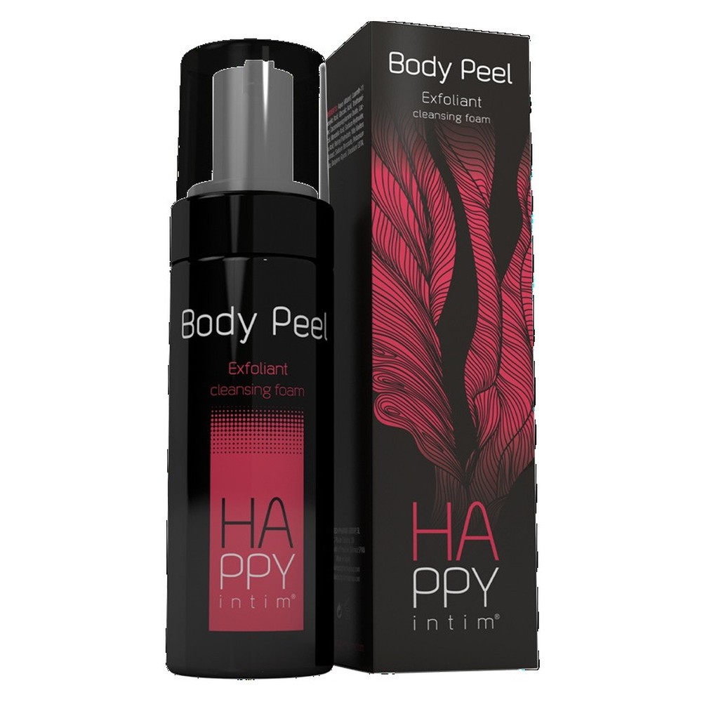 HAPPY intim Body Peel 150ml – Bọt tẩy tế bào chết body không hạt | Skintech Peel toàn thân Body Peel SKINTECH