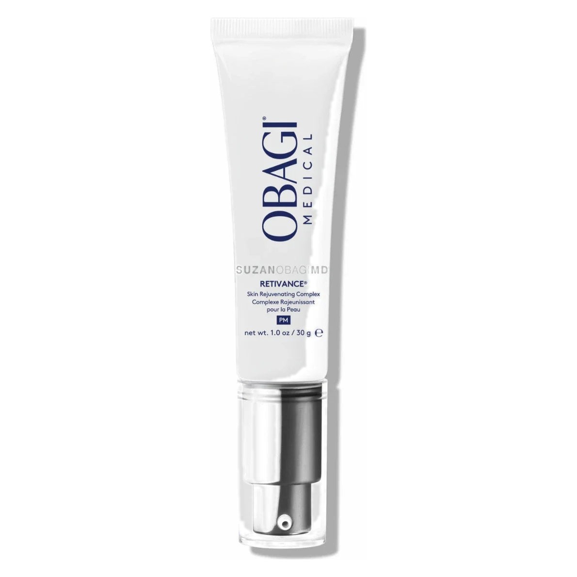 Serum dưỡng đêm Suzan Obagi MD Retivance trẻ hóa da - 30g – gợi ý dùng kèm Sữa rửa mặt SUZANOBAGIMD Foaming Cleanser OBAGI