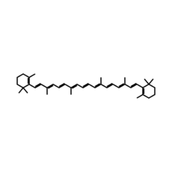 Cấu trúc phân tử Beta-carotene