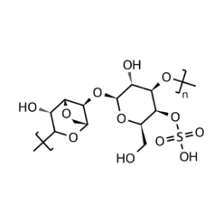 Cấu trúc phân tử Chondrus (carrageenan)