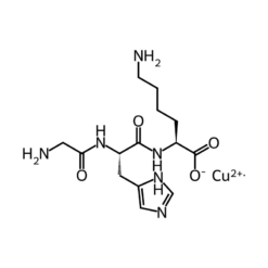 Cấu trúc phân tử Copper Peptide