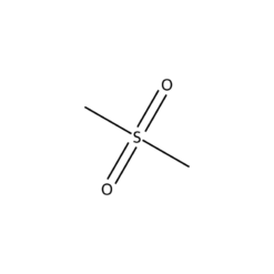 Cấu trúc phân tử Dimethyl sulfone