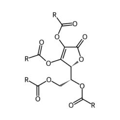 Cấu trúc phân tử Tetrahexyldecyl Ascorbate