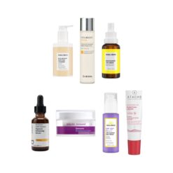 Lona Arbutin Kit – bộ 7 sản phẩm: Rice Radiant Purifying Cleanser 200 ml, Vita Bright Toner (Nước hoa hồng trắng d, Niacinamide 10% Serum 30 ml, Hyaestic Pigment Enhancing Serum 4% Arbu, Brightening Cream 50 ml Juliette Armand, SPF 50 Anti Blemish Su
