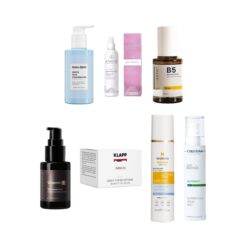 Lona B5 Kit – bộ 7 sản phẩm: Gentle Face Cleansing Gel for Sensitive , Atache Aqua Defense 200ml, HYAESTIC B5 REVITAL SERUM - 30 ml, Vitamin B 30ml | Serum phục hồi và tăng , IMMUN Night Cream Defense - Kem Dưỡng Ẩm, REPASKIN URBAN 365 SENSITIVE SKIN
