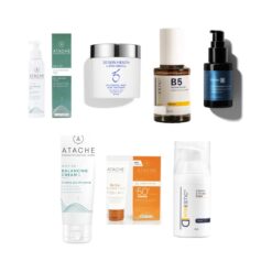 Lona Kit Acne Peeling – bộ 7 sản phẩm: Atache Oily SK Cleansing Gel 115ml, Tẩy tế bào chết Zo Oil Control Pads Acne, HYAESTIC B5 REVITAL SERUM - 30 ml, Exfol-X serum, Atache Balancing Cream I 50ml, Atache Gel Cream Color SPF50+ 50ml, Hyaestic 0,5% BH