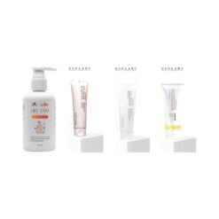 Lona Kit Basic Body Skin Care – bộ 4 sản phẩm: Medi Nano Shower Gel (Sữa Tắm Kháng Khuẩ, BODY AND SPA WHITENING SCRUB 200ml Usola, BIO INTENSIVE THERAPY BODY LOTION 250ml , BIO INTENSIVE BODY SUN BLOCK CREAM 120ml