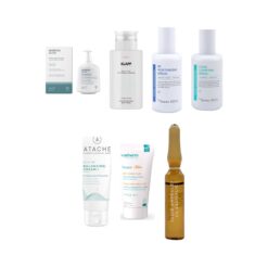 Lona Kit BHA Oily Skin Solution – bộ 7 sản phẩm: SALISES FOAMY SOAP FREE CREAM (250 ml), Triple Action Skin Perfection BHA Toner , B5 Moisturizing Serum 100ml ISOV, Clear Clarifying Serum 100ml ISOV, Atache Balancing Cream I 50ml, Kem chống nắng kiềm