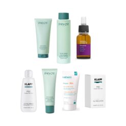 Lona Kit Oily Skin Solution – bộ 7 sản phẩm: Gel rửa mặt tạo bọt thanh lọc da (Purify, Nước dưỡng 2 lớp cho da mịn lì (Mattifyi, Hydra Clarifying Serum 20 ml Juliette Ar, PSC Active Sebum Reducer - Tinh Chất Kiể, Sữa dưỡng ẩm giảm bóng nhờn cho da th