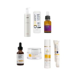 Lona Kit Pigment Control – bộ 7 sản phẩm: Triple Action Cleansing Gel - Gel Rửa Mặ, Hyaestic Clair Blanc Éternel 100ml, Ceramide Serum 20ml, Hyaestic Pigment Enhancing Serum 4% Arbu, Vita Bright Cream (Kem dưỡng ẩm trắng da, REPASKIN URBAN 365 BLEACH