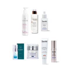 Lona Kit Tretinoin Complex – bộ 7 sản phẩm: Atache Sensitive Cleanser 115ml, Boost Peptide Activating Mist - 80 ml Os, Senté Hydrat+ Serum & HSA 30ml, Vi derm RetCorrect Night Exfoliator 30ml, SUZANOBAGIMD Moisture Restore 50ml, Senté Even Tone Miner