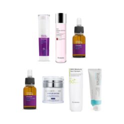 Lona Vitamin B9 Kit – bộ 7 sản phẩm: Hydra Cleansing Milk 210 ml Juliette Arm, Toner EGF Phục Hồi Da Hydra Gentle Skin:, Ceramide Serum 20ml, Folic Acid B9 Serum 20 ml Juliette Arman, SUZANOBAGIMD Moisture Restore 50ml, Kem chống nắng dưỡng ẩm Mild M