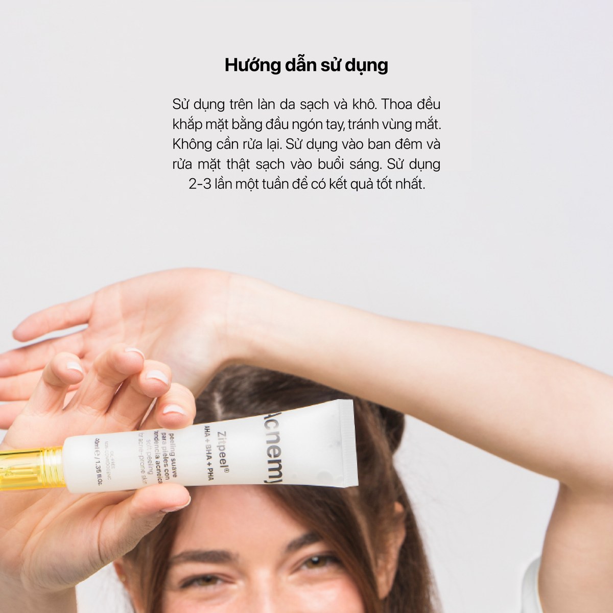 Peel da Zitpeel AHA+BHA+PHA ACNEMY – hướng dẫn sử dụng