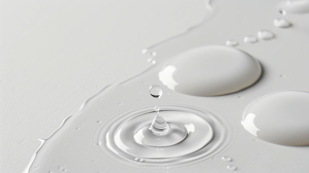 bha. Giọt gel hoặc serum dưỡng ẩm trên nền trống Mỹ phẩm chăm sóc da