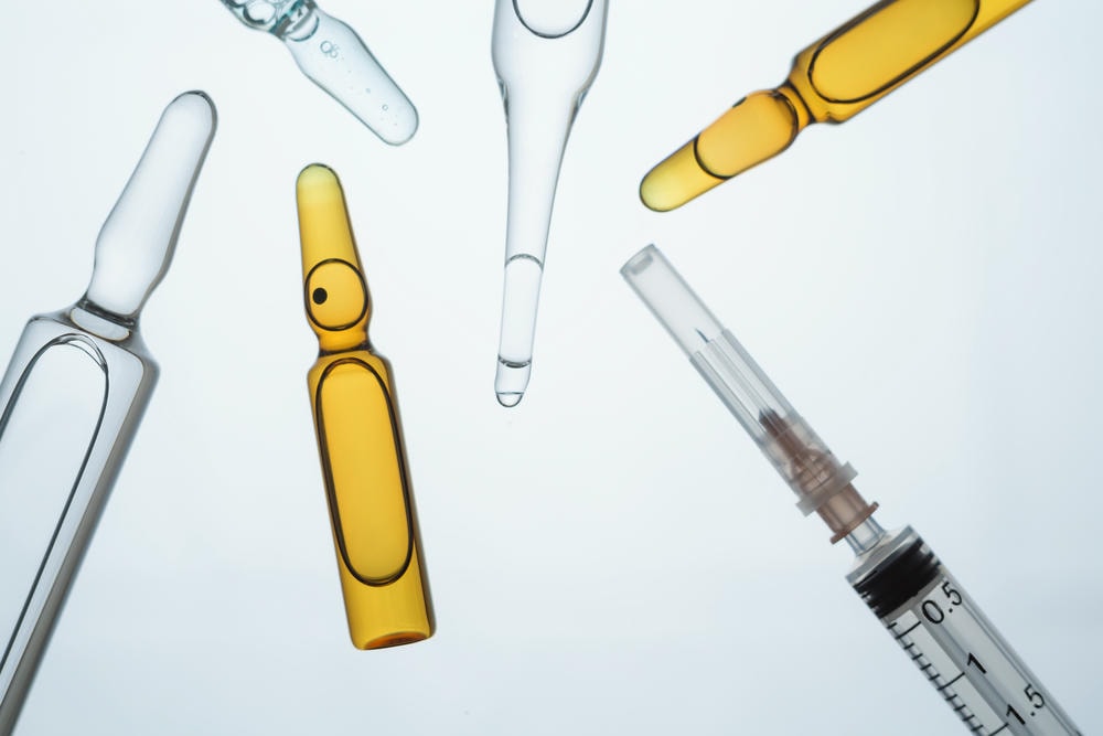 các loại botox. Minh họa các loại botox sử dụng trong thẩm mỹ