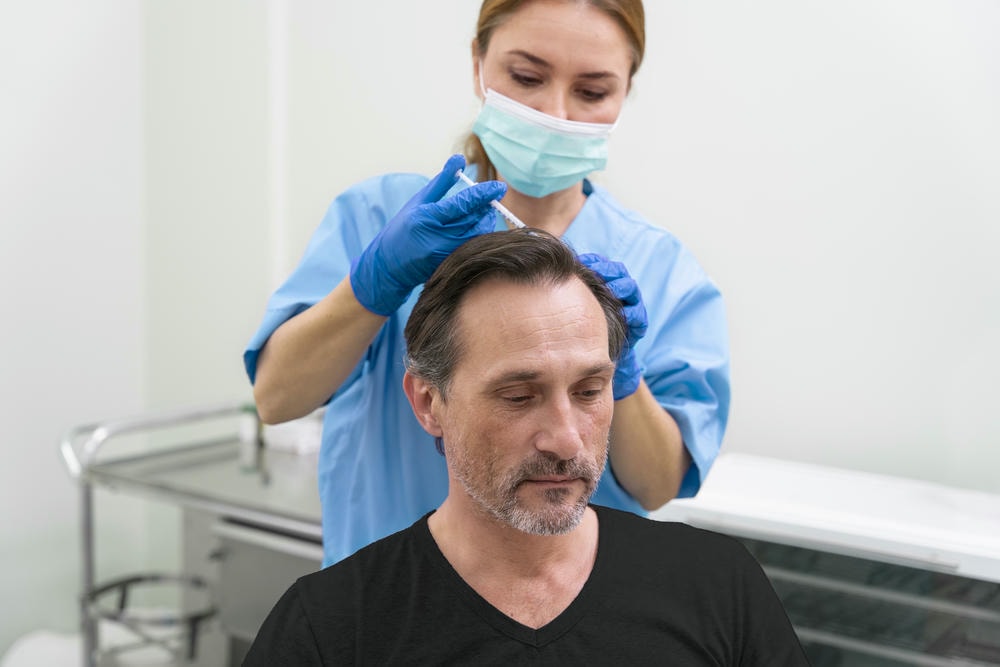 Hình ảnh hair loss specialist near me thể hiện một Chuyên gia điều trị rụng tóc tận tâm, sử dụng các phương pháp điều trị rụng tóc tiên tiến và hợp tác với bác sĩ Chuyên gia da liễu thẩm mỹ nhằm chữa rụng tóc hiệu quả.