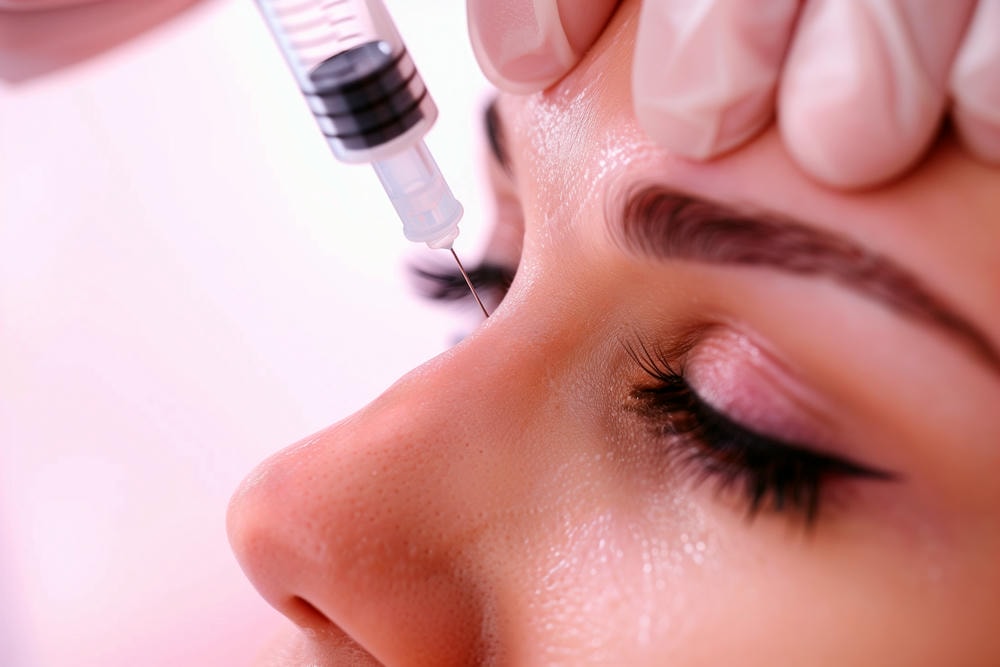 Bác sĩ da liễu chuyên gia tiến hành tiêm filler làm đầy hốc mắt qua quy trình tiêm filler chuyên sâu, giúp kết hợp tiêm filler làm đầy hốc mắt và chăm sóc sau tiêm filler nhằm duy trì làm đẹp tự nhiên.