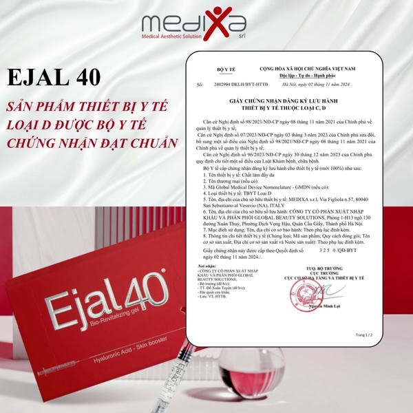 Bảng so sánh nhanh: ejal40 và một số skin boosters phổ biến