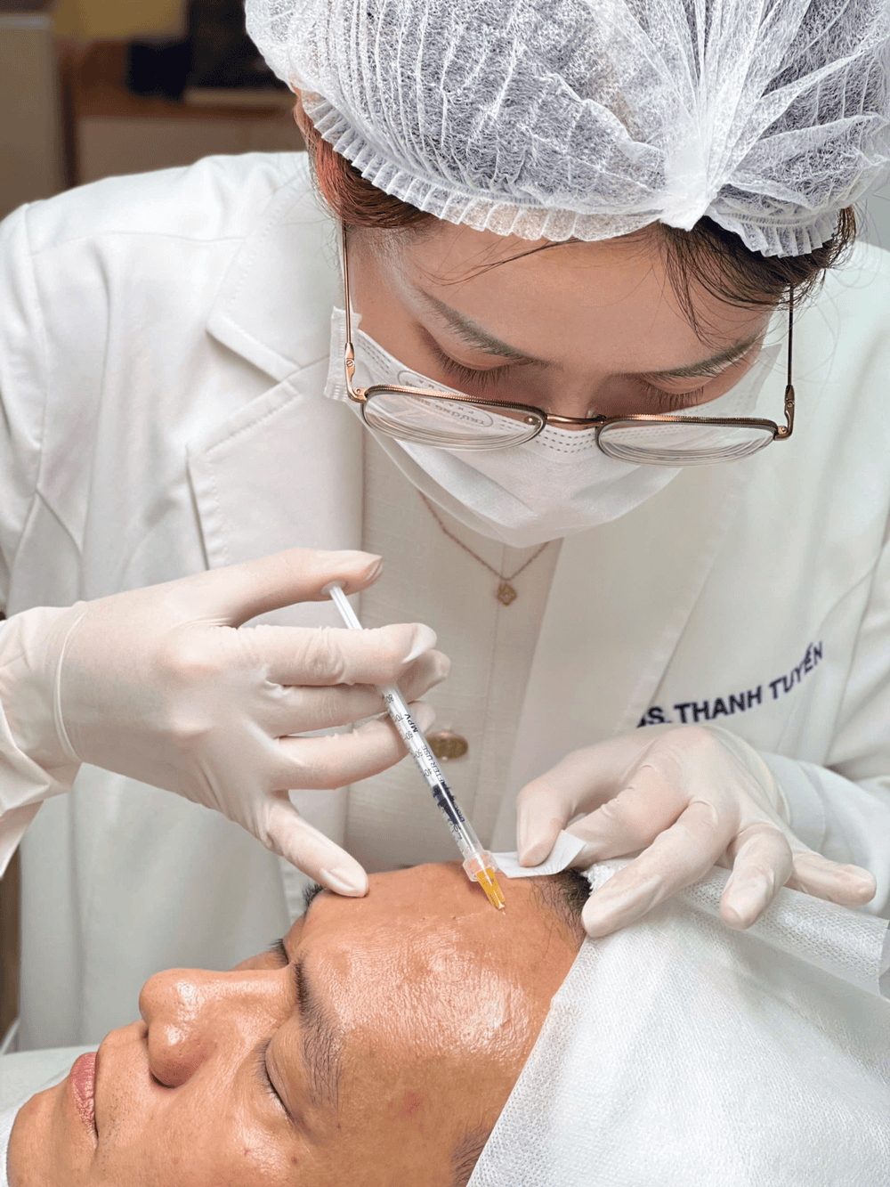 Các bước trước, trong và sau tiêm