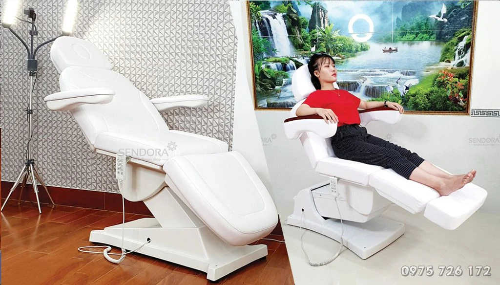 So sánh các loại ghế/giường: chỉnh điện vs cơ, 3 khúc vs 1 khúc — lưu ý khi chọn ghế spa chỉnh điện