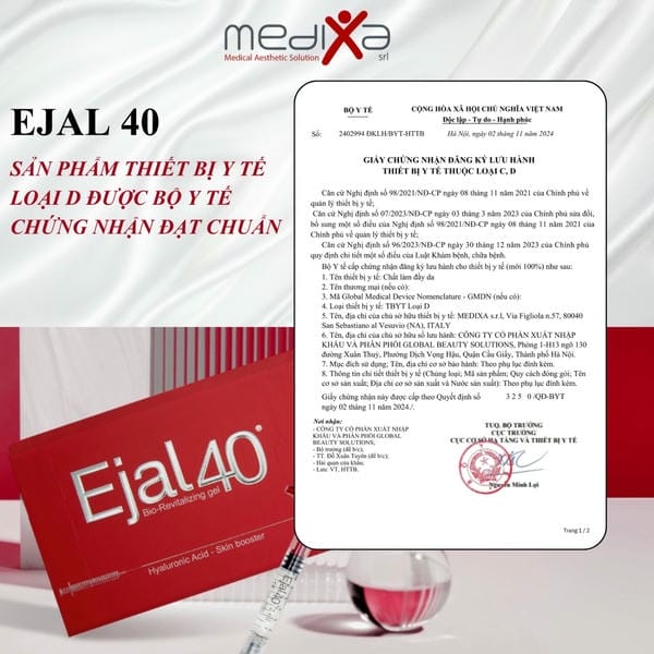 Giá liệu trình Ejal40 ở HCM, Hà Nội và Cần Thơ là bao nhiêu — giá tham khảo?