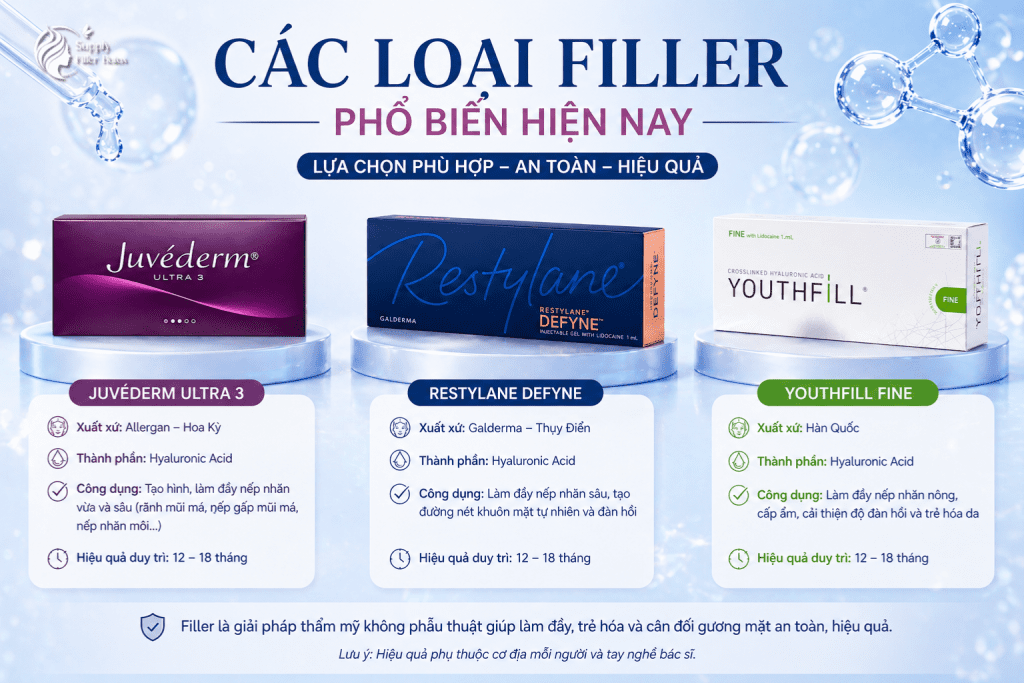 Chọn nơi tiêm filler má uy tín — tiêu chí để tránh rủi ro cao nhất là gì?