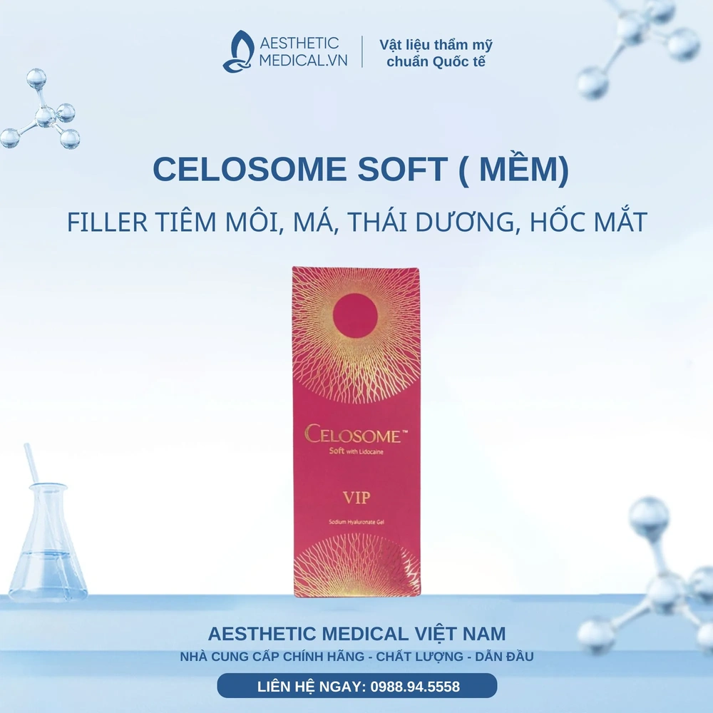 Hiệu quả thực tế và độ bền sau khi tiêm môi bằng Celosome thường như thế nào?