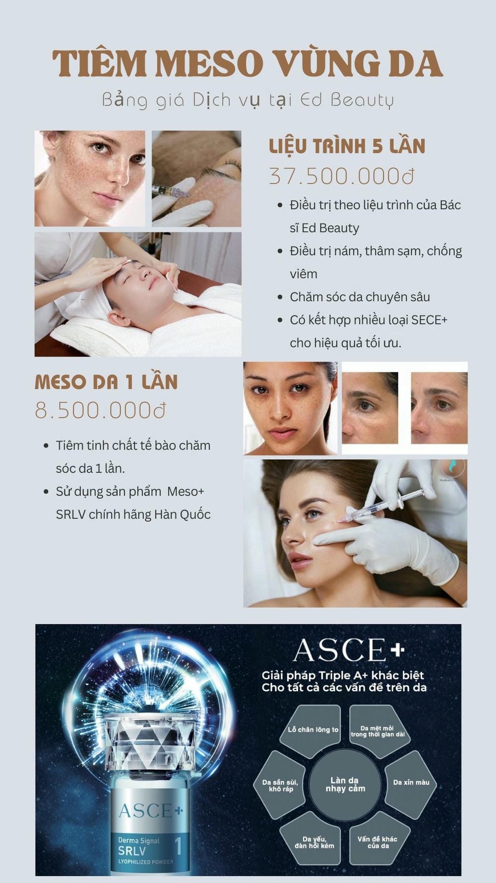 Liệu trình tiêm Mesoestetic thường được thực hiện như thế nào — bước theo bước?