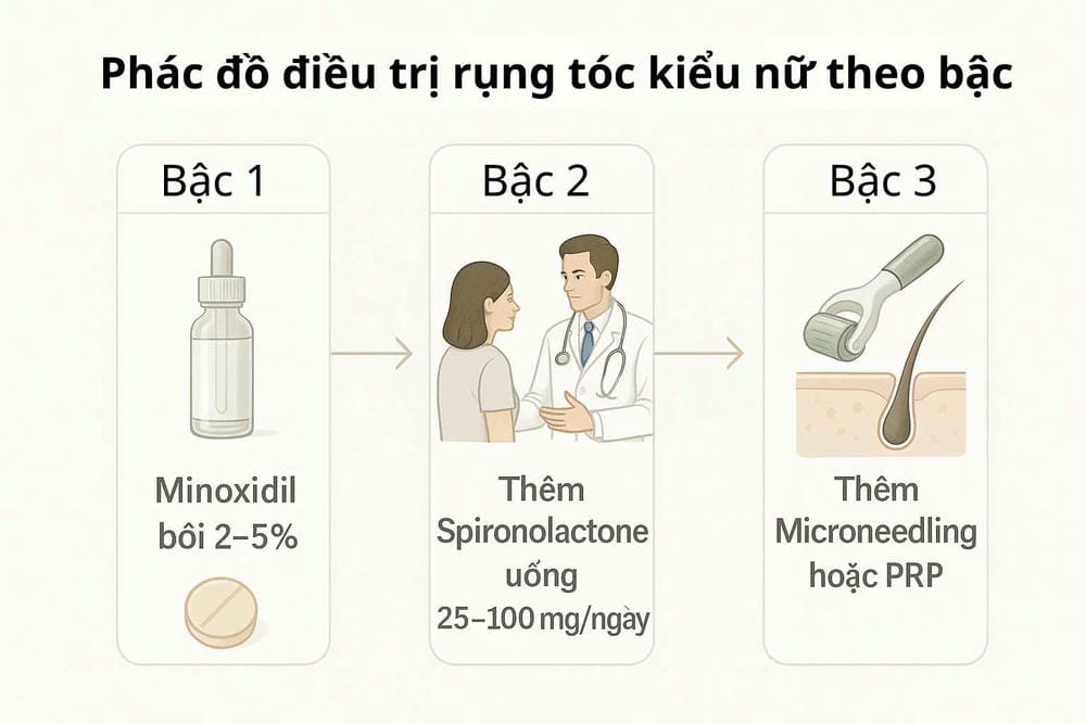 Phương pháp thẩm mỹ hỗ trợ (PRP, mesotherapy, LLLT): có bằng chứng và an toàn không?