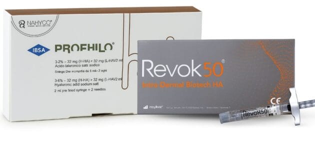 Da và vấn đề nào nên chọn Revok50, và da nào phù hợp hơn với Profhilo?