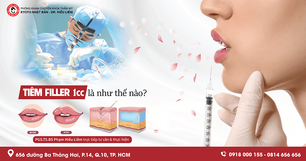 Quy trình tiêm filler môi 1cc chuẩn y khoa