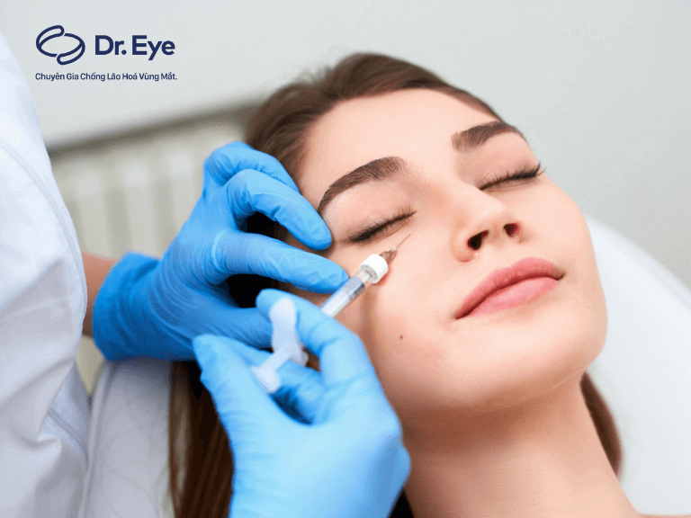 Quy trình tiêm filler vùng mí mắt tại clinic