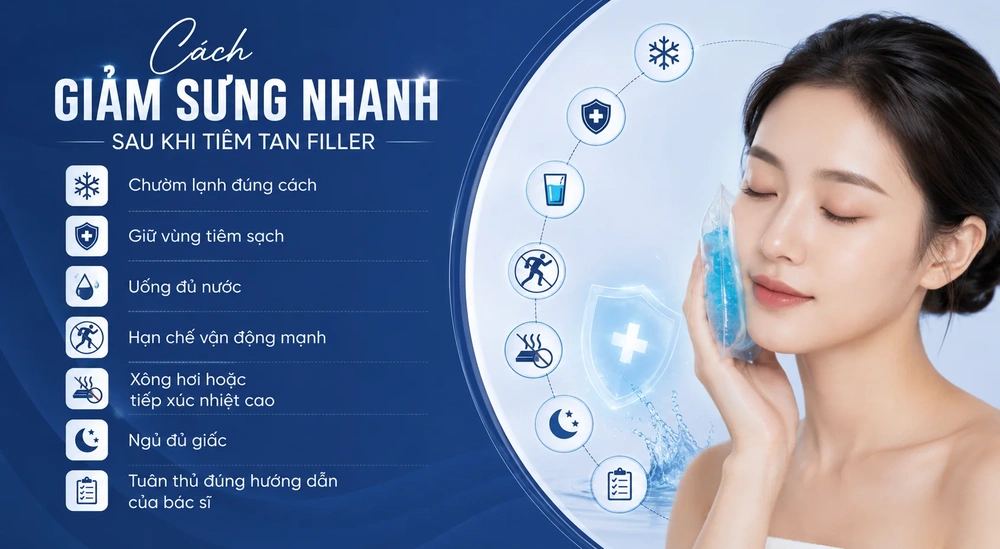 So sánh: tan filler HA bằng hyaluronidase và xử lý filler không tan — khác nhau thế nào?