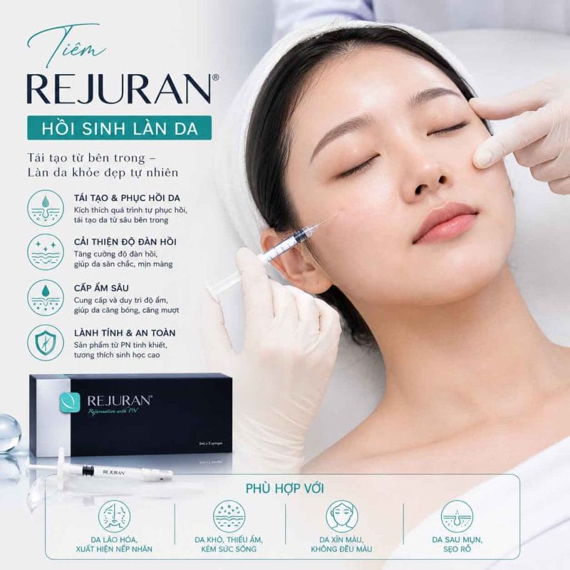 Tiêm Rejuran ở đâu uy tín tại TP.HCM, Hà Nội và Cần Thơ — những cơ sở nên tham khảo?