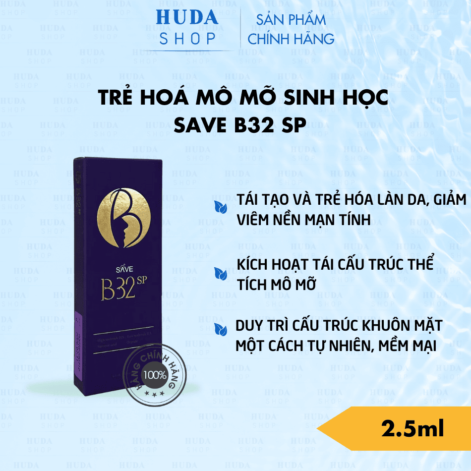 Save B32 so với filler HA thường — khác nhau thế nào trong nhóm skinbooster HA?